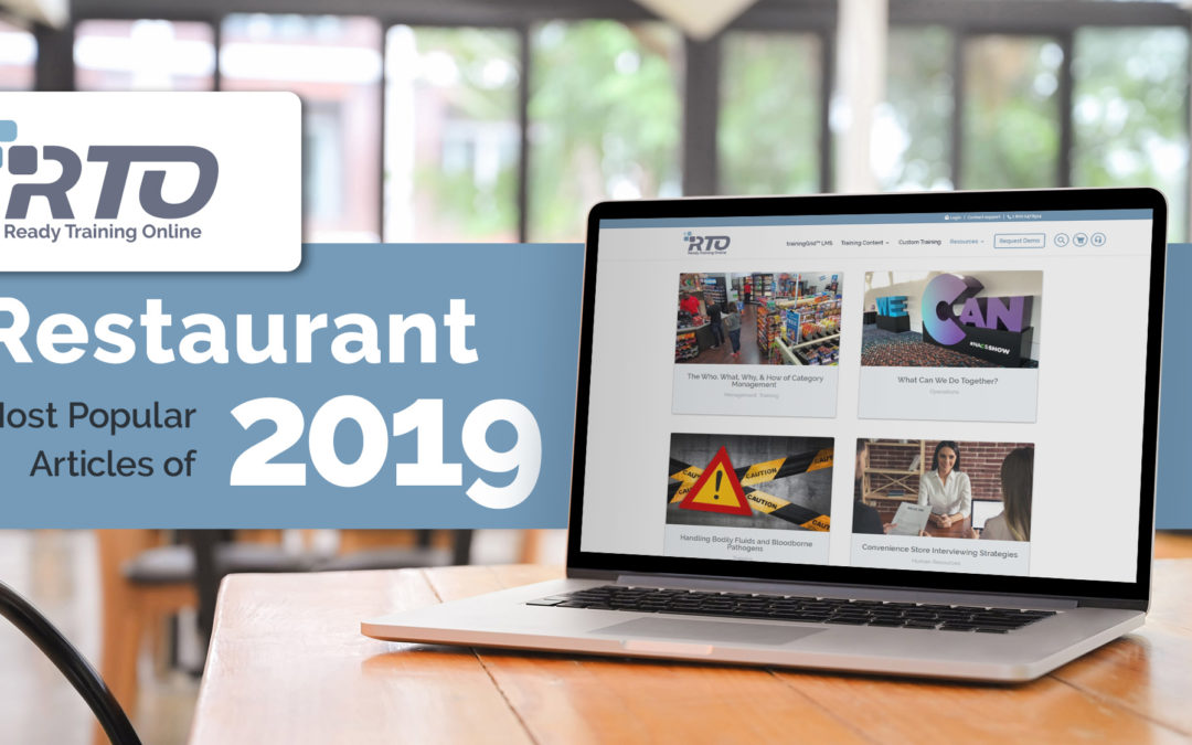 Most Popular Restaurant Articles from 2019